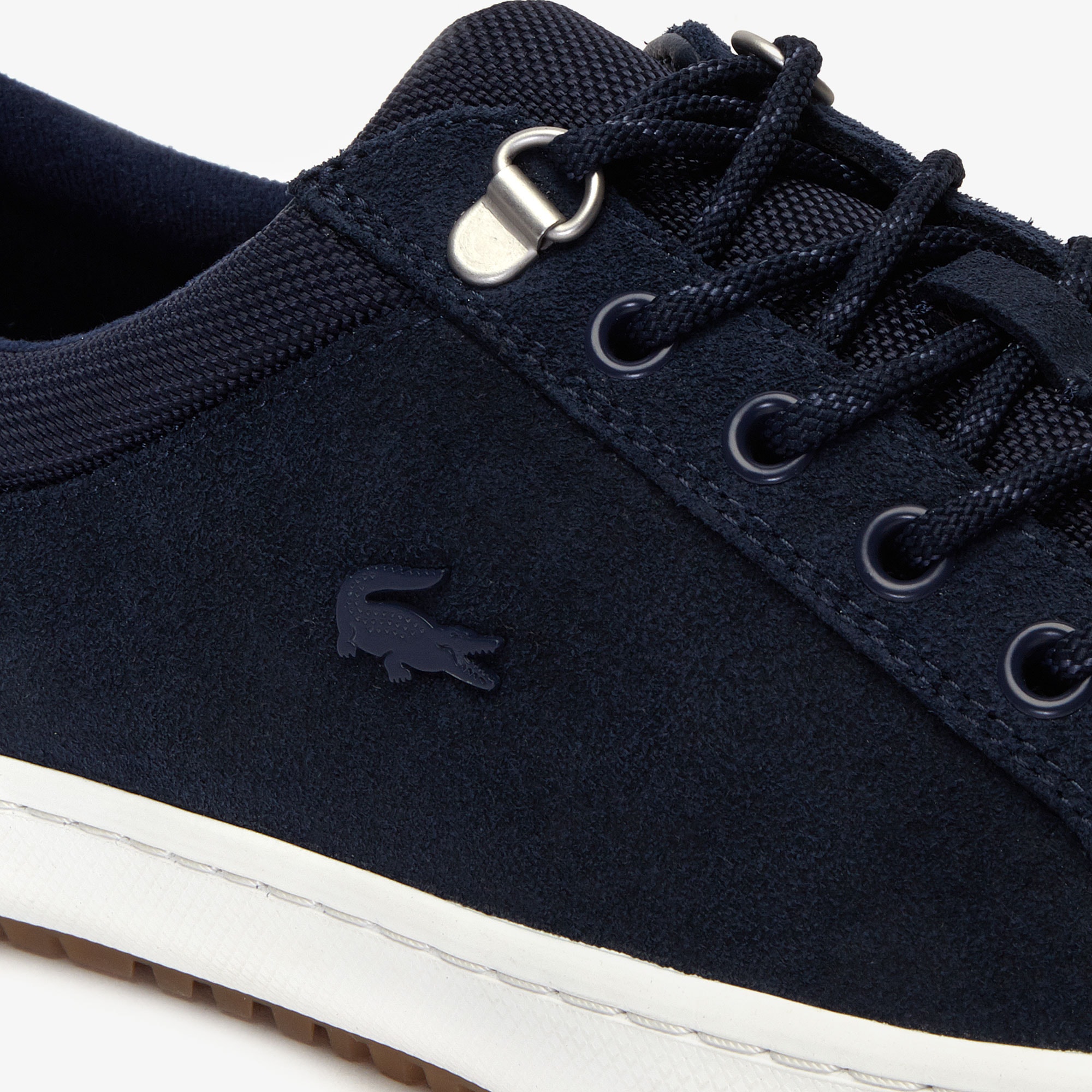 Herren-Sneakers STRAIGHTSET INSULATE aus gewachstem Veloursleder | LACOSTE