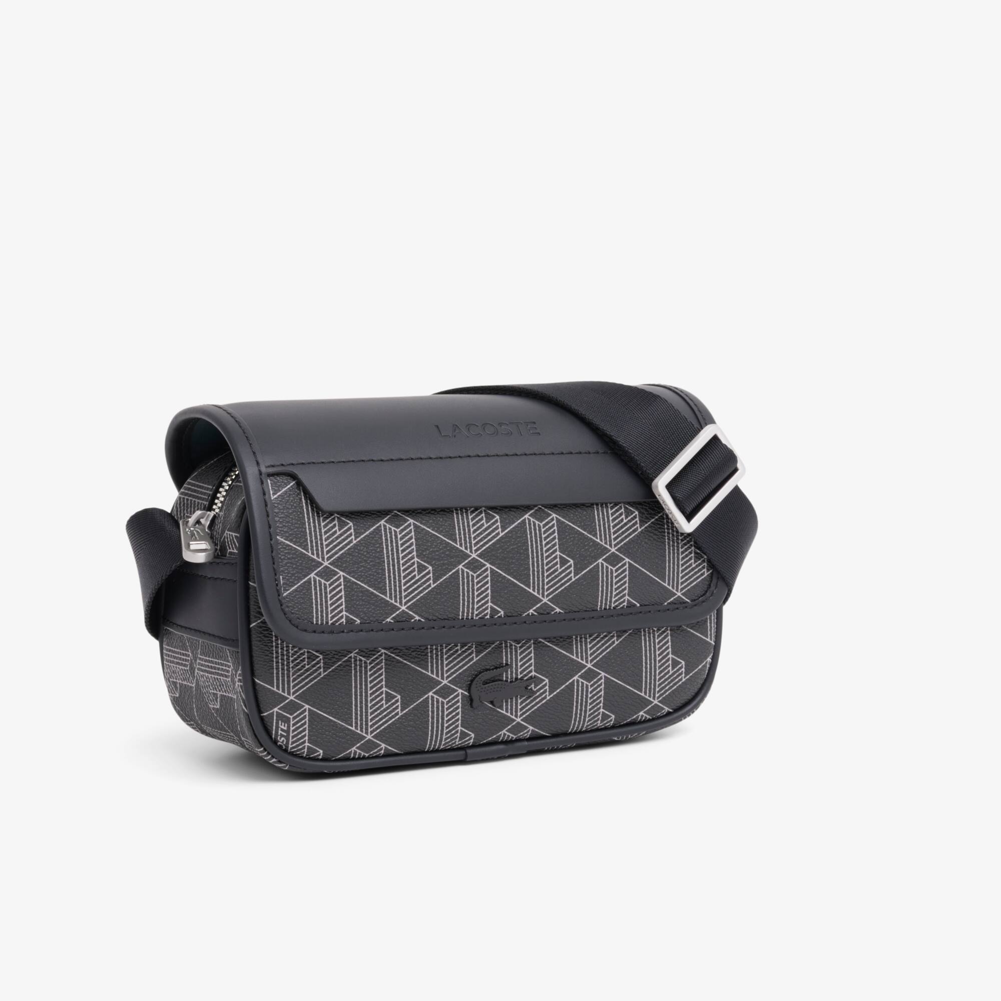 Thumbnail - Lacoste Mini-Kuriertasche The Blend - MONOGRAM NOIR GRIS Size One Size