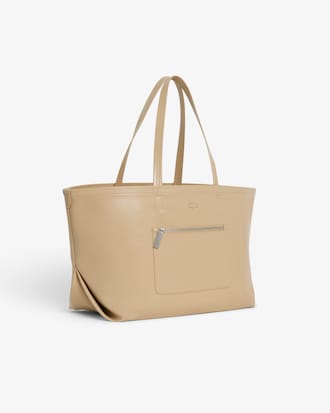 Gro&szlig;e, leichte Tote Bag aus gl&auml;nzendem Material