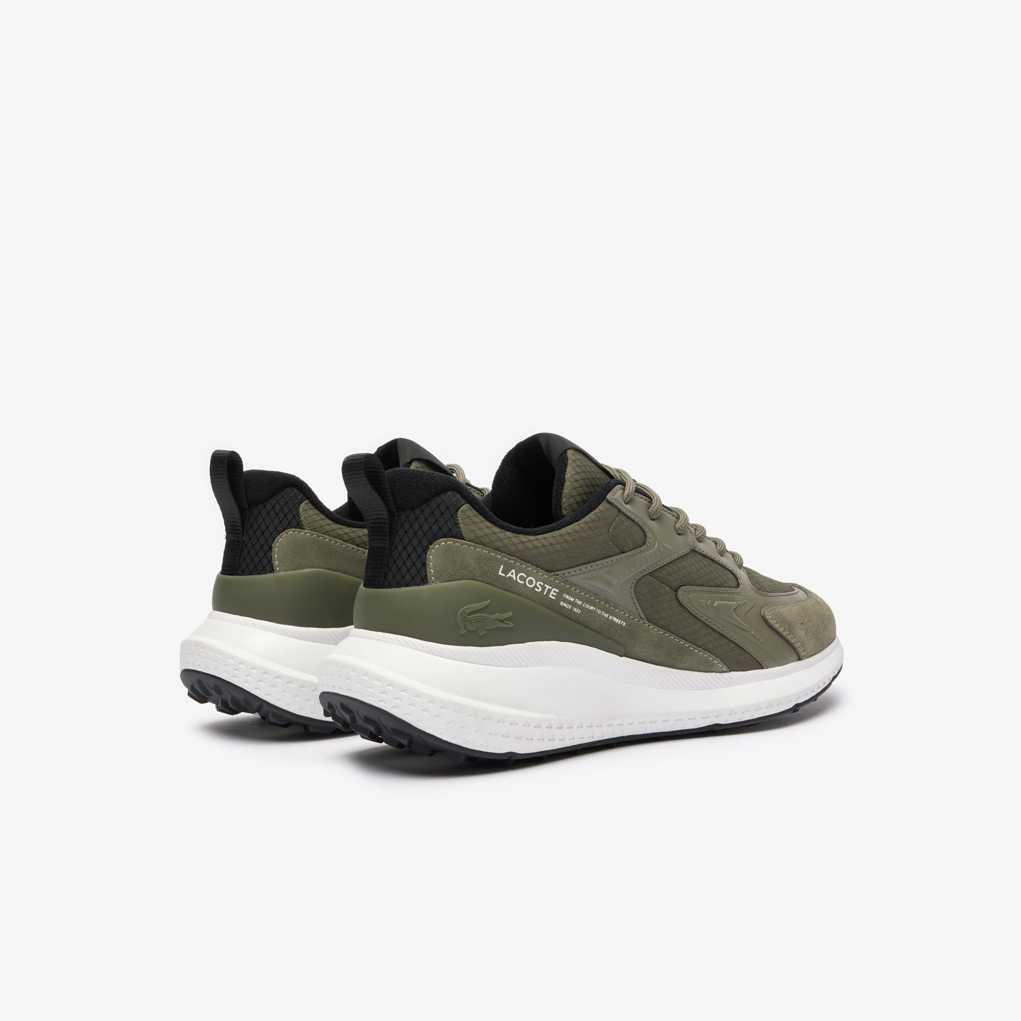 Thumbnail - Lacoste Herren-Sneakers L003 Evo - KHK/WHT Size 42