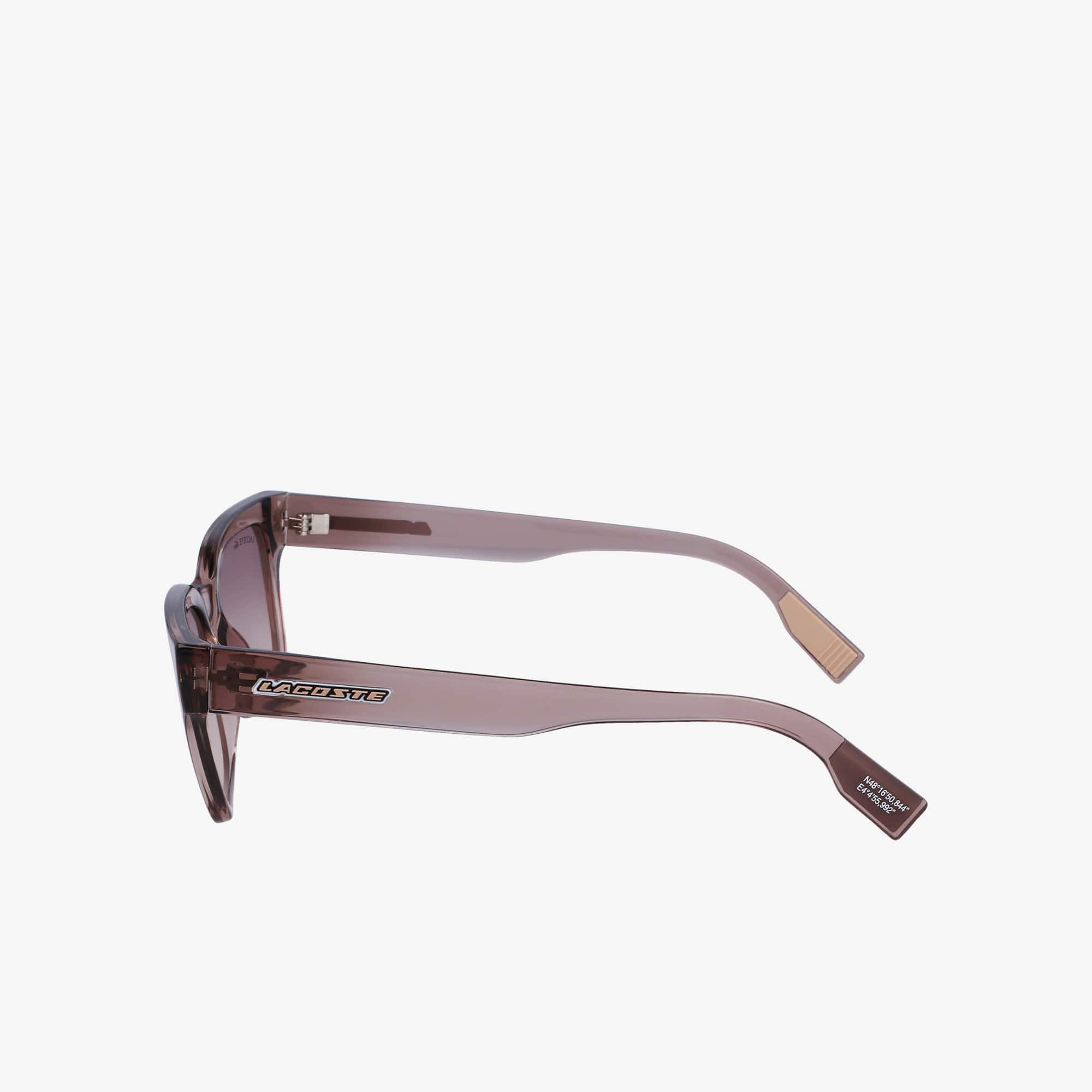 Thumbnail - Lacoste Rechteckige Sonnenbrille Active - MATTE SILVER Size One Size