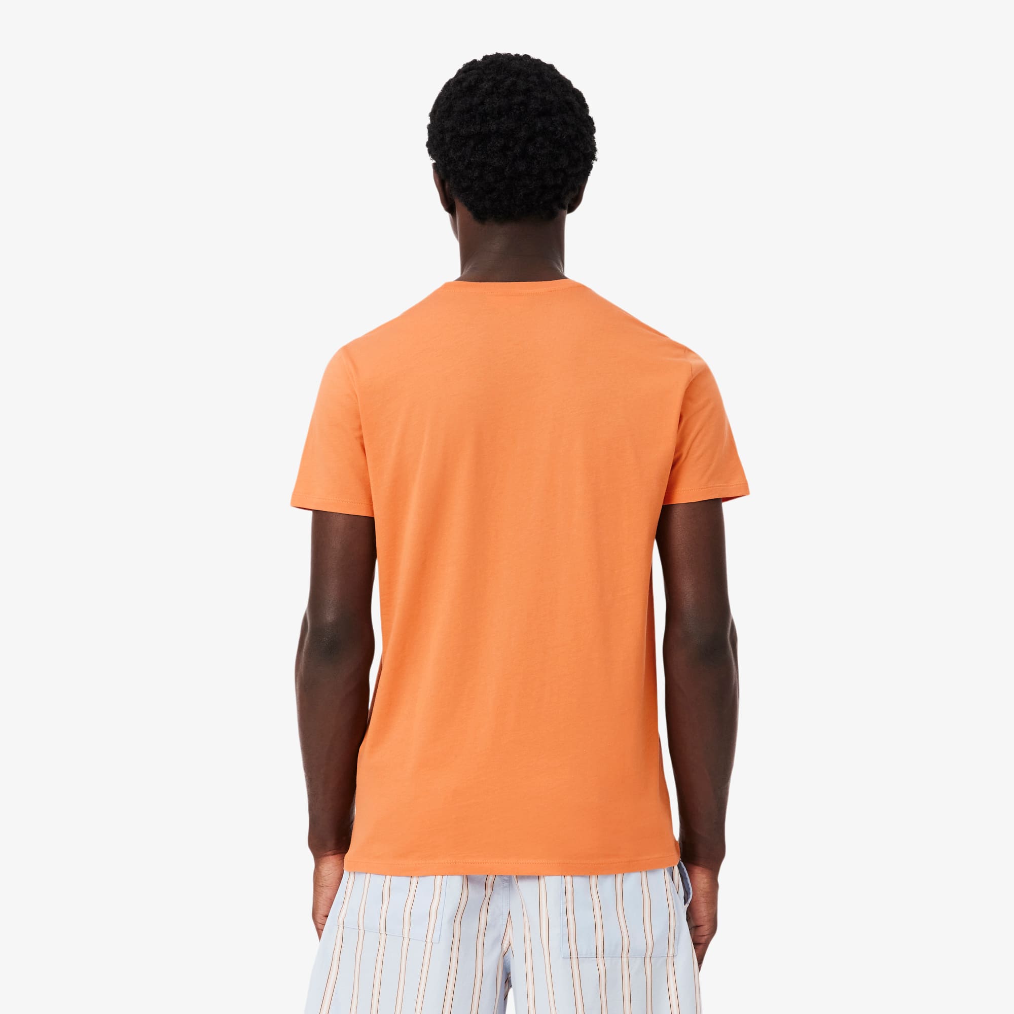 Thumbnail - Lacoste T-Shirt aus Pima-Baumwolle - Orange Size 3XL