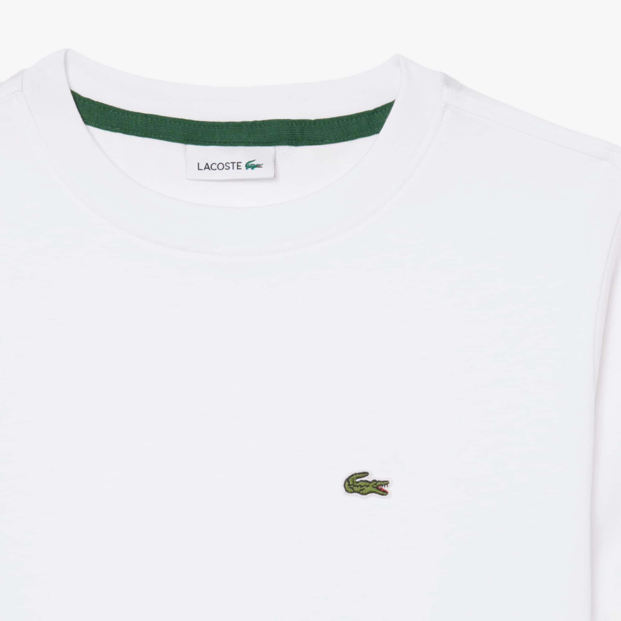 Thumbnail - Lacoste Unisex T-Shirt aus Baumwolle - Weiß Size 8 - 8A