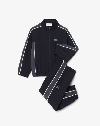 Sport-Trainingsanzug mit Colorblock-Design