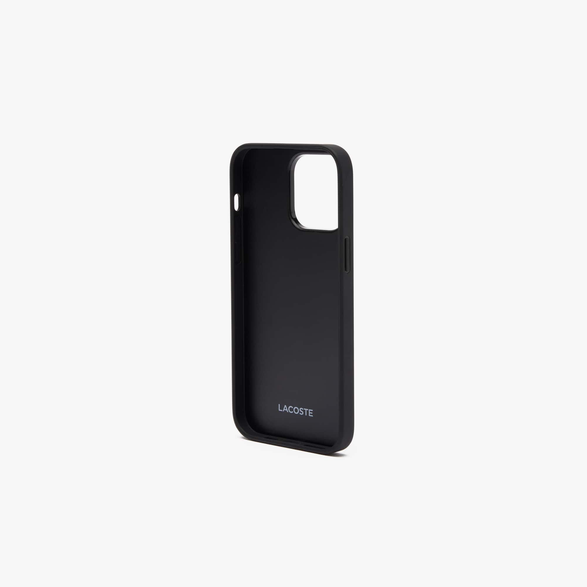 Thumbnail - Lacoste i PhOne 14 Pro Max Hülle The Blend - MONOGRAM NOIR GRIS Size One Size