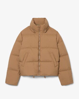 Water-Repellent Hooded Down Jacket