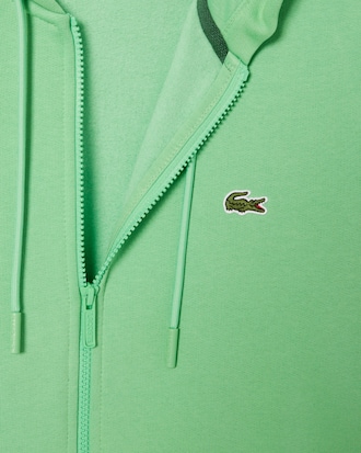 Hoodie aus Fleece mit Reißverschluss