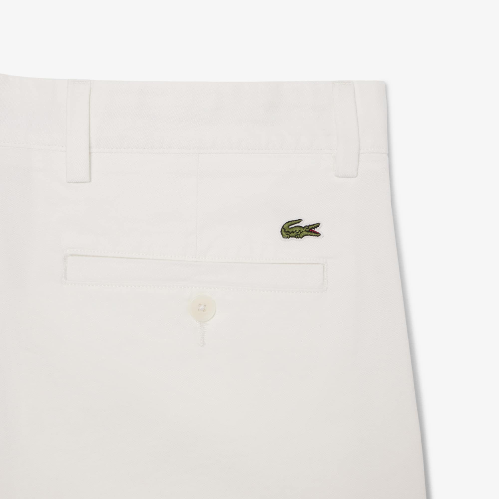 Thumbnail - Lacoste Chino-Shorts aus Stretch-Twill - Weiß Size 3 - 30