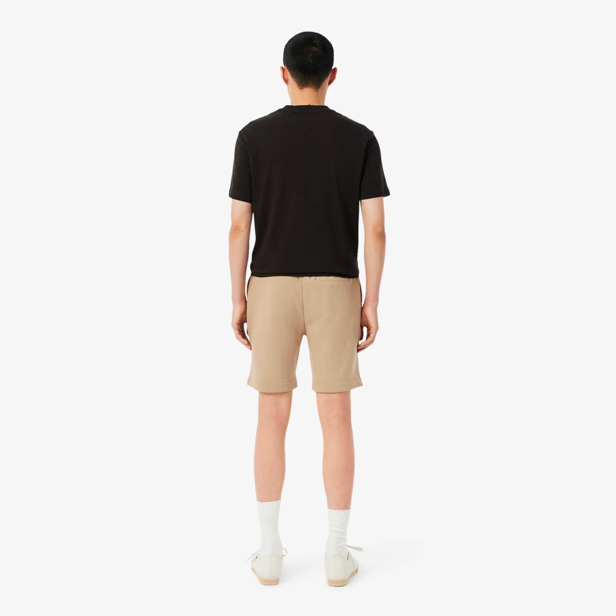 Thumbnail - Lacoste Regular Fit-Shorts aus Fleece - Beige Size L