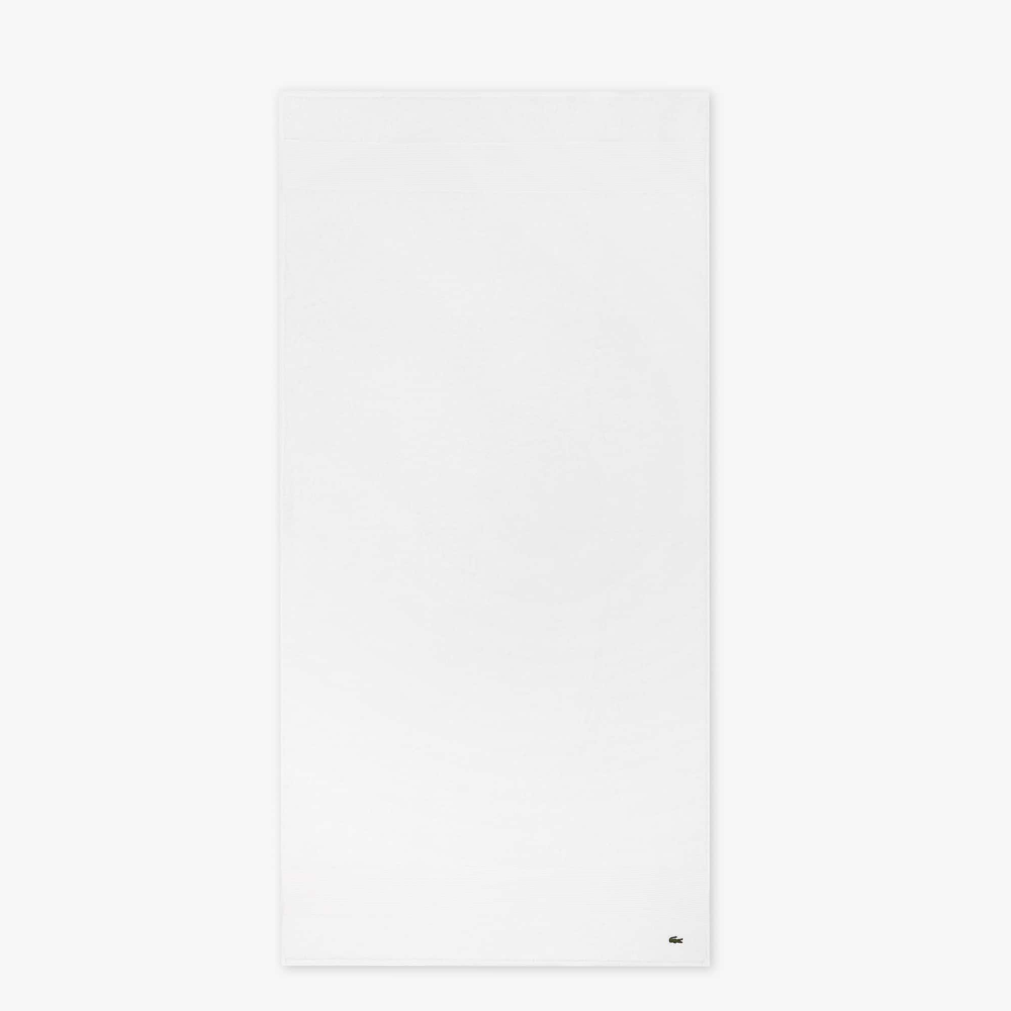 Thumbnail - Lacoste L Lecroco Badetuch - WHITE Size 50 x 100 cm