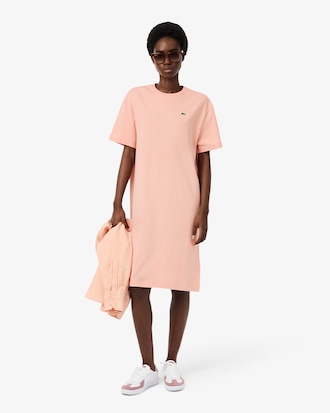 Oversized T-Shirt-Kleid aus Baumwolle