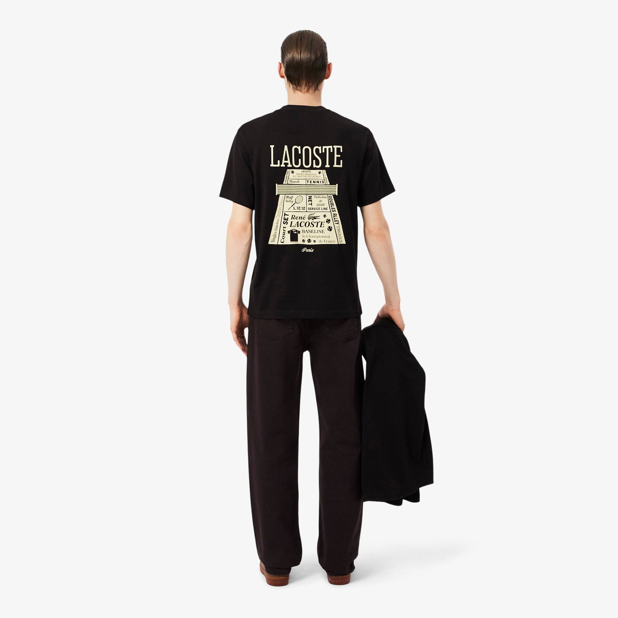 Thumbnail - Lacoste 5 Pocket Straight Cut Denim Jeans - Braun Size 3 - 30/32