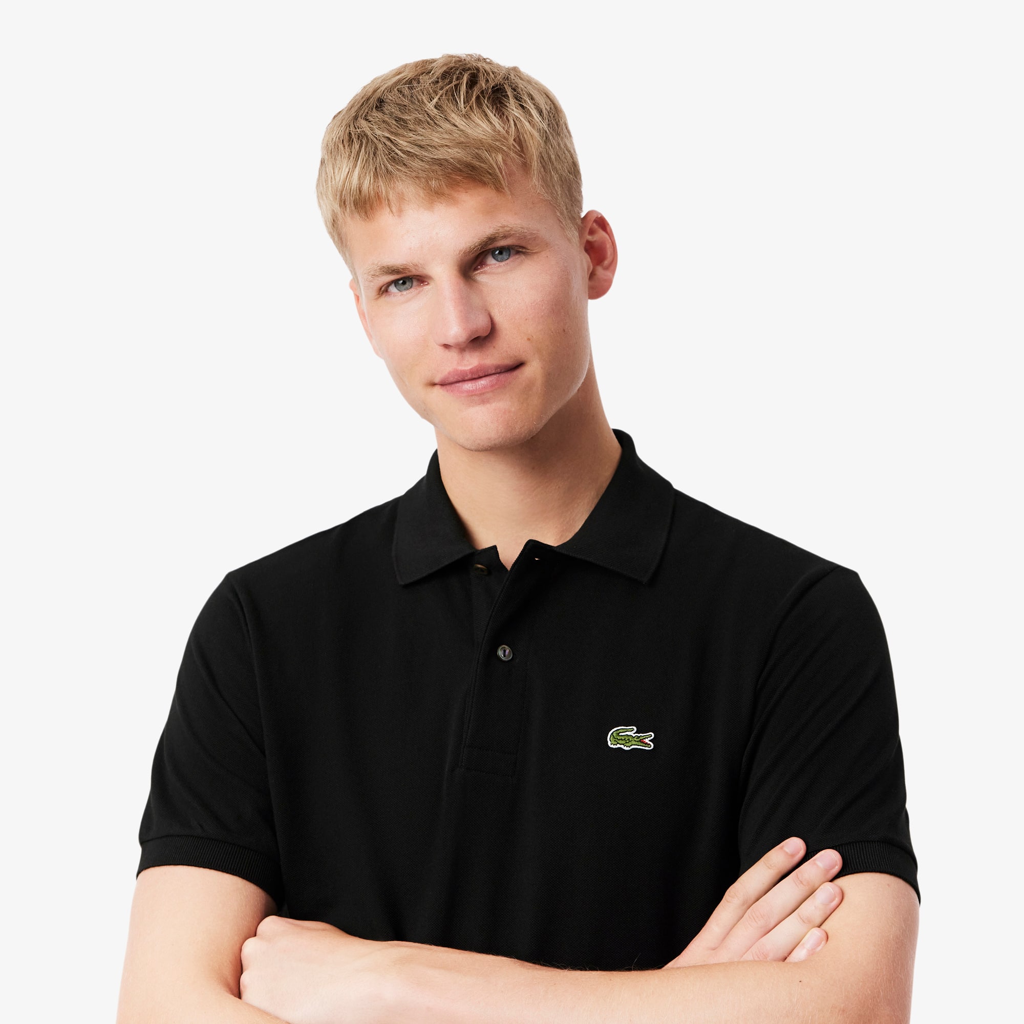 Thumbnail - Lacoste Classic Fit-Polohemd L.12.12 Original - Schwarz Size 4XL