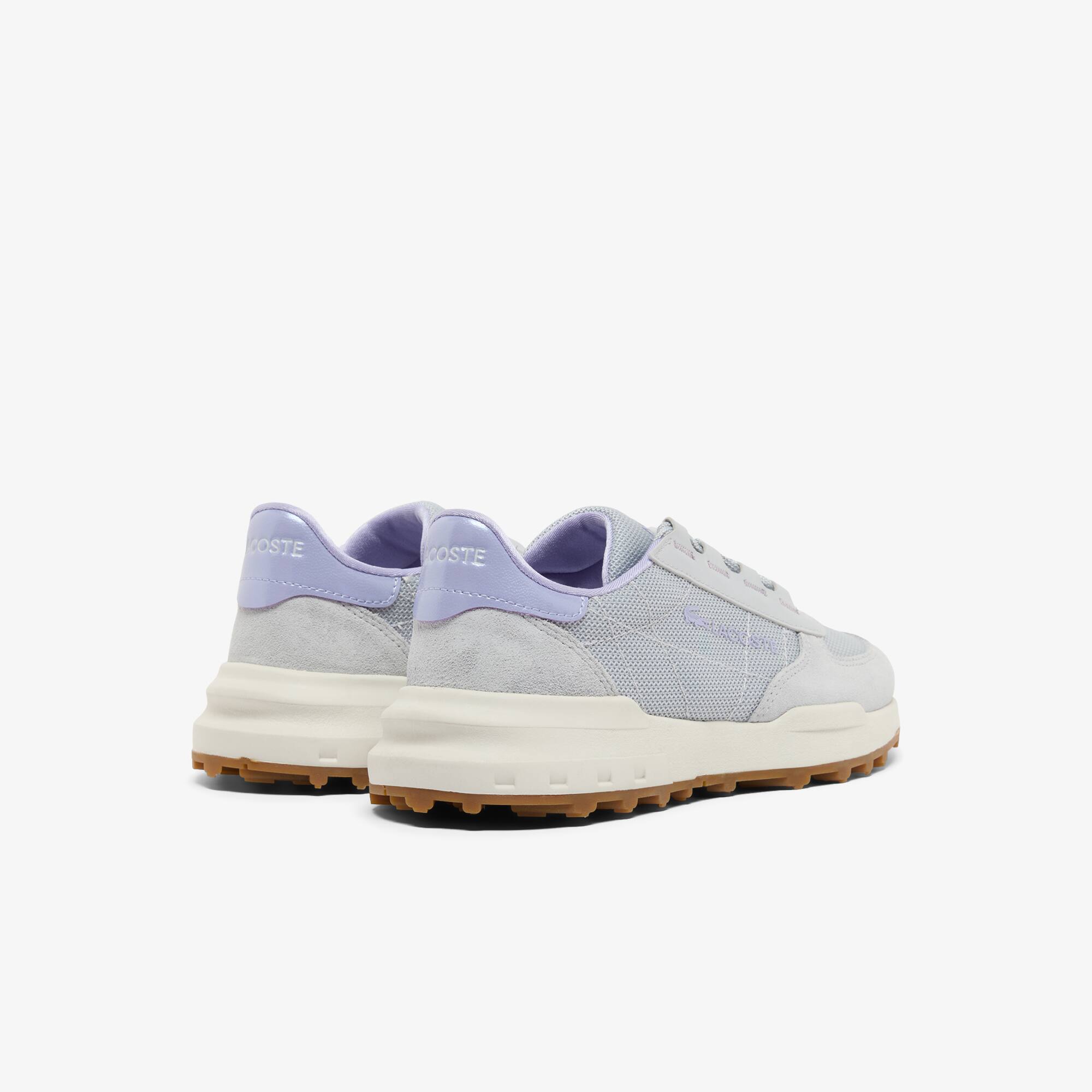 Thumbnail - Lacoste Damen-Sneakers Elite Active Evo - LT GRY/LT PURP Size 42