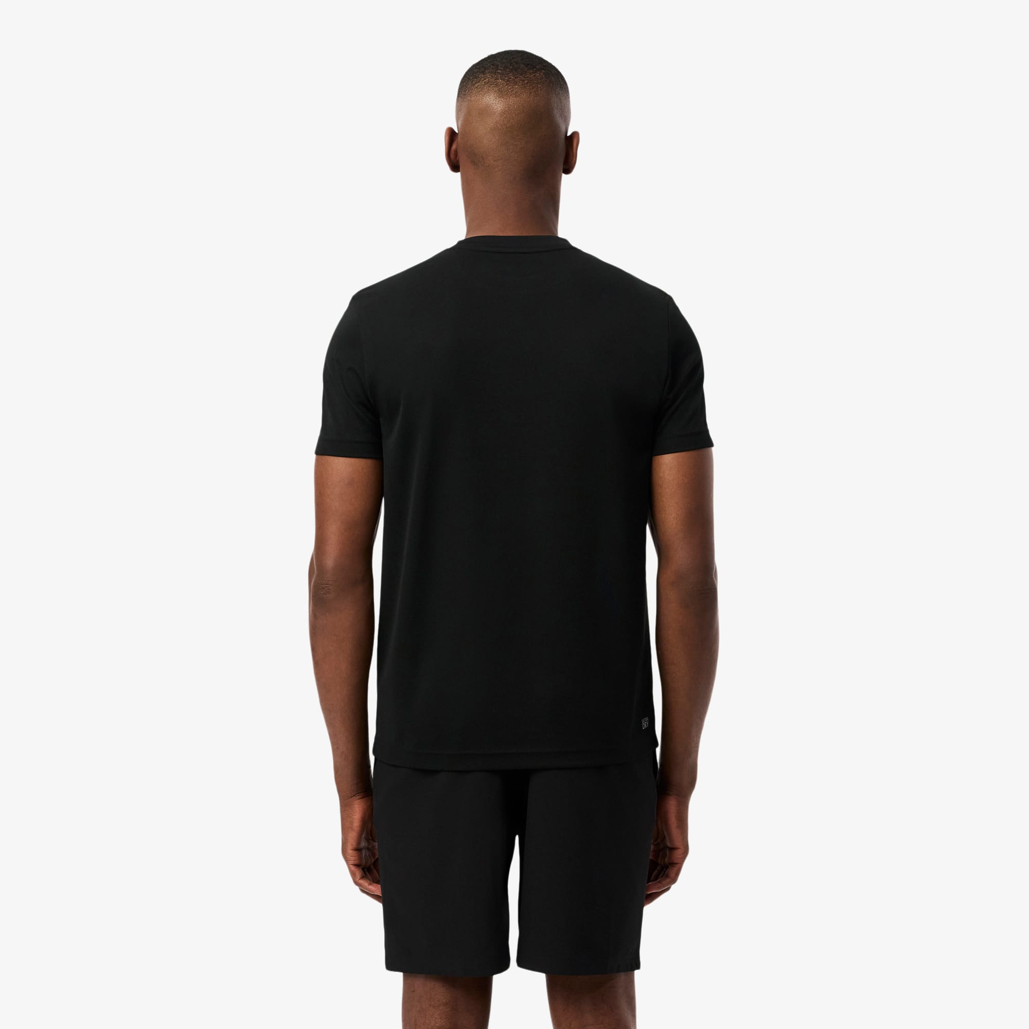 Thumbnail - Lacoste Shorts Lacoste Tennis x Novak Djokovic - Schwarz / Gelb Size L