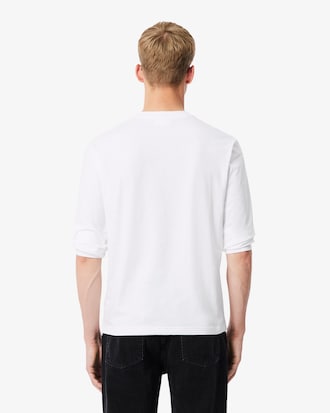 T-Shirt aus Baumwolle mit langen &Auml;rmeln