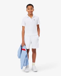 Sportshorts aus Diamant-Taft mit Colorblock-Design