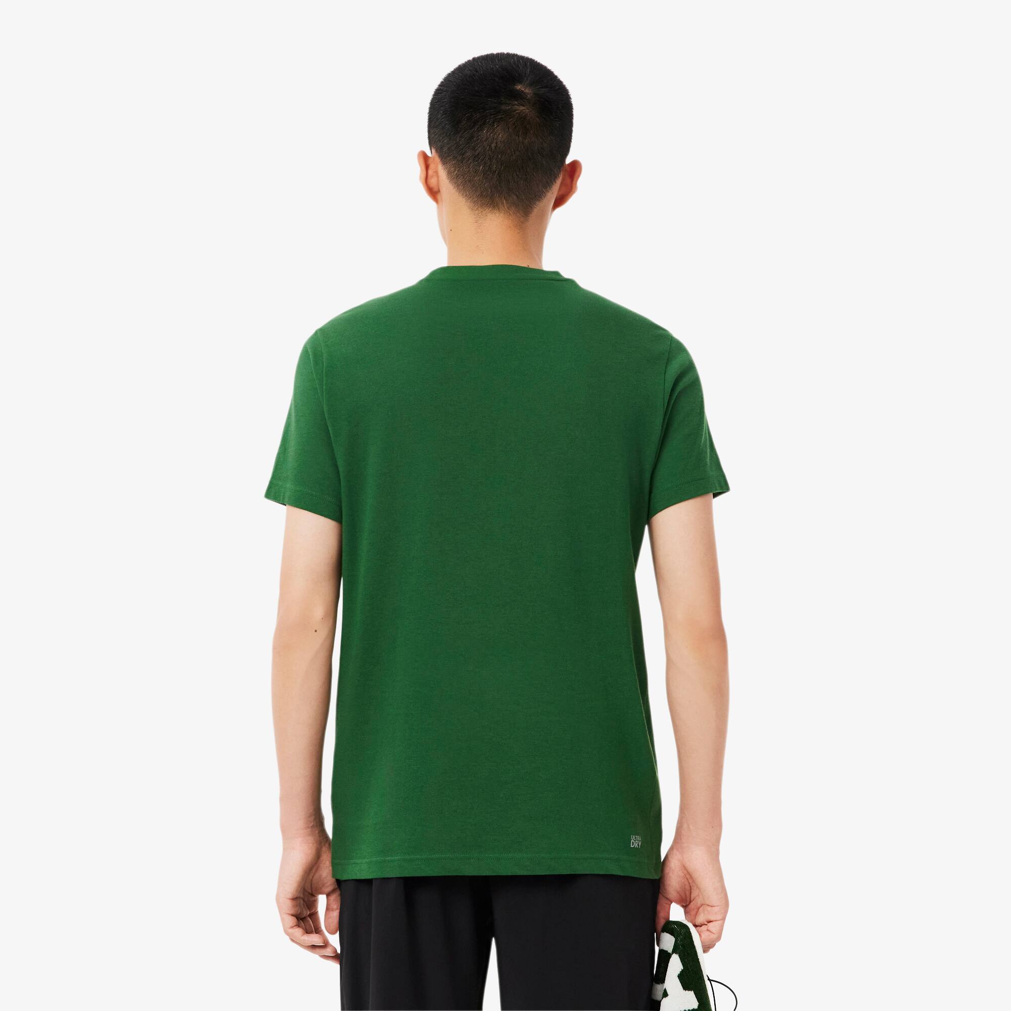 Thumbnail - Lacoste Sport-T-Shirt mit Print und Ultra-Dry-Technologie - Grün Size XS