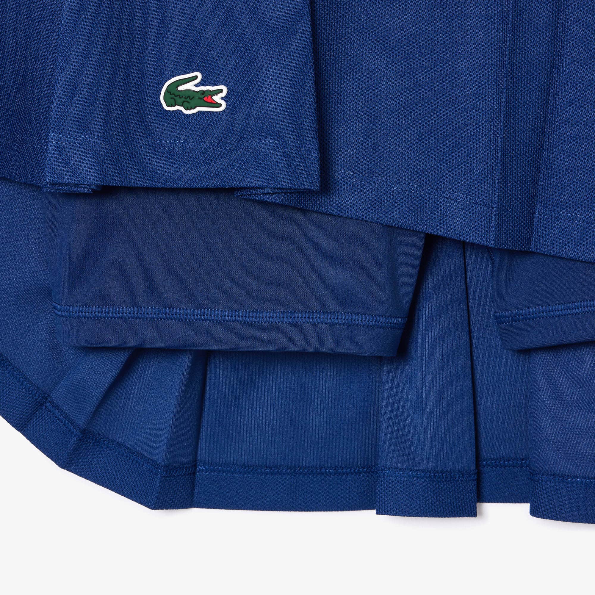 Thumbnail - Lacoste Tennisrock aus Piqué mit Futter - Navy Blau Size 38
