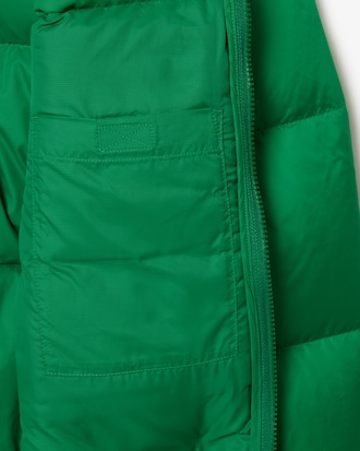 Kure, wasserabweisende Pufferjacke mit Kapuze
