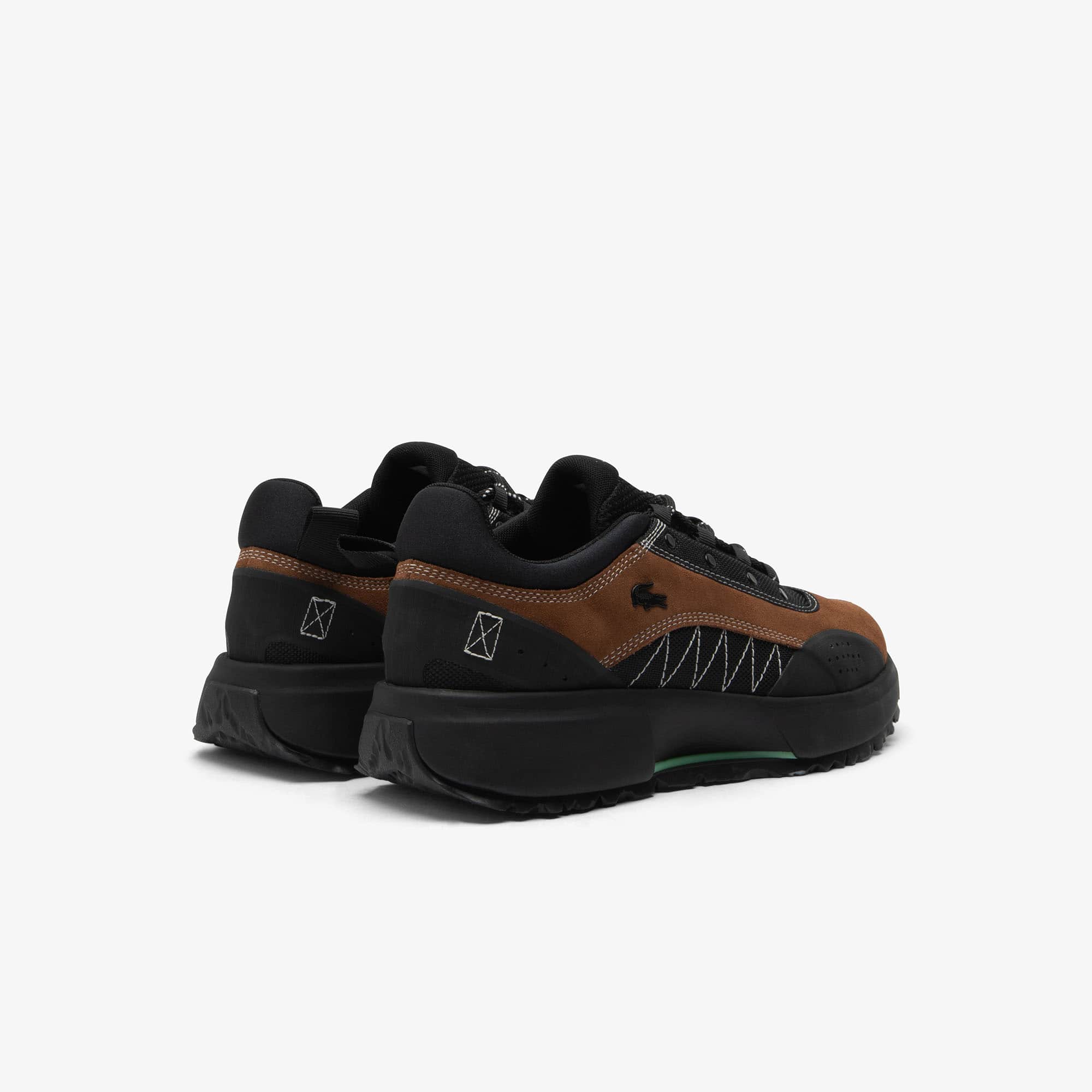 Thumbnail - Lacoste Herren-Sneakers Laced Guard - DK BRW/BLK Size 41