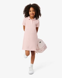 Polokleid aus Piqu&eacute;