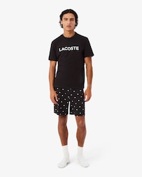 Pyjama-Set aus Baumwolle mit Kroko-Print