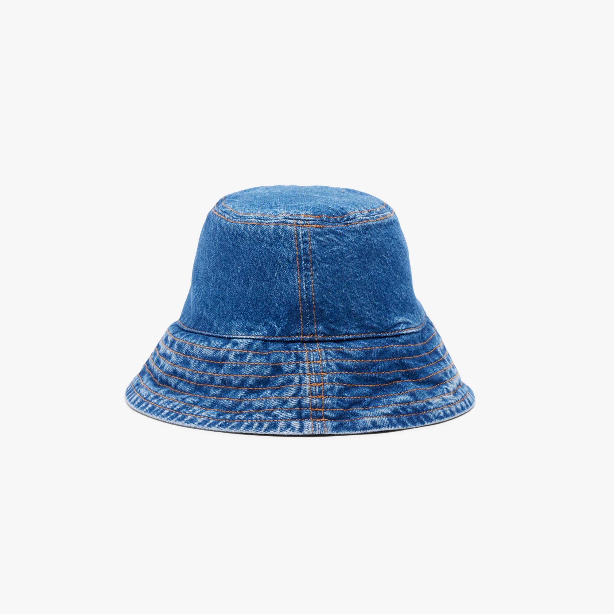 Thumbnail - Lacoste Bob-Hut aus Baumwoll-Twill - Heidekraut Blau Size S