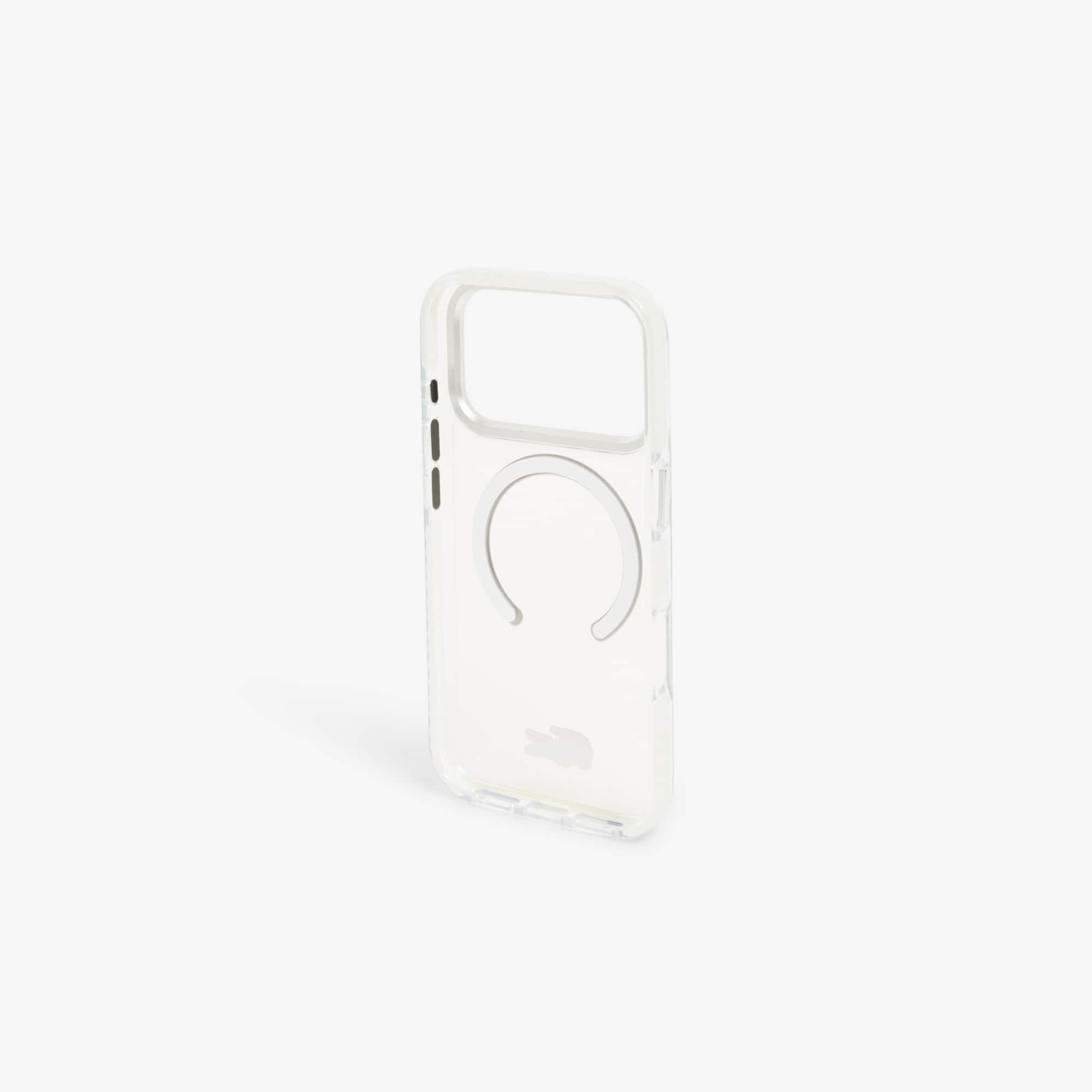 Thumbnail - Lacoste Transparente Hülle für iPhOne 17 Pro - BRIGHT WHITE Size One Size