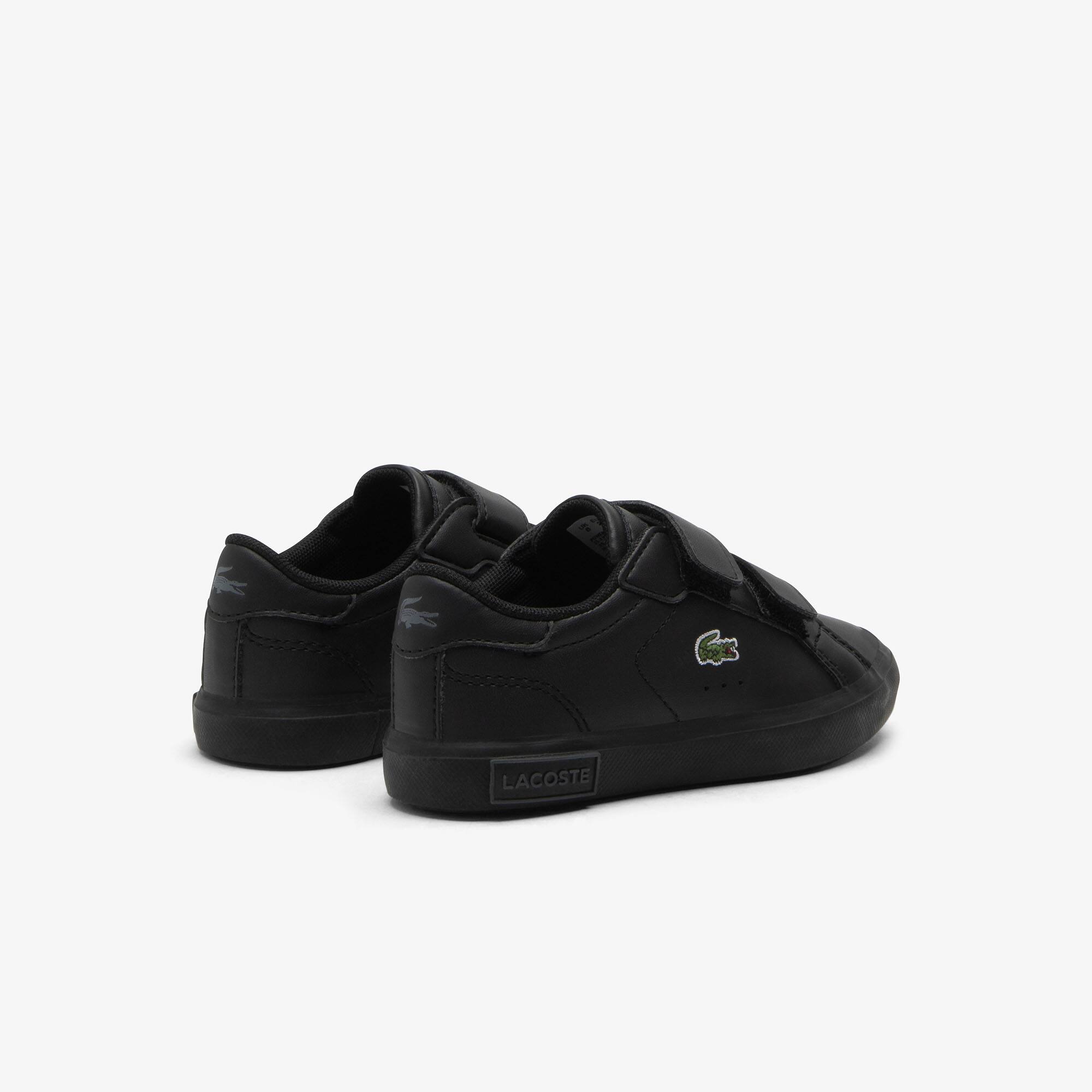 Thumbnail - Lacoste Baby-Sneakers Powercourt - BLACK / BLACK Size 19.5