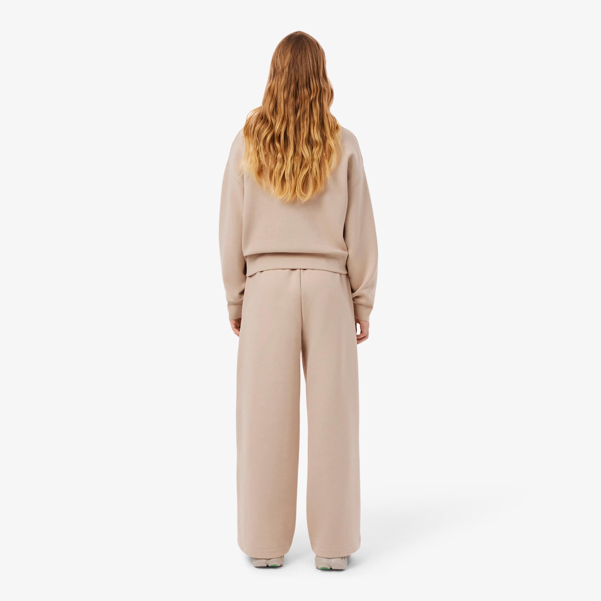 Thumbnail - Lacoste Weite Trainingshose aus Jersey - Beige Size 38