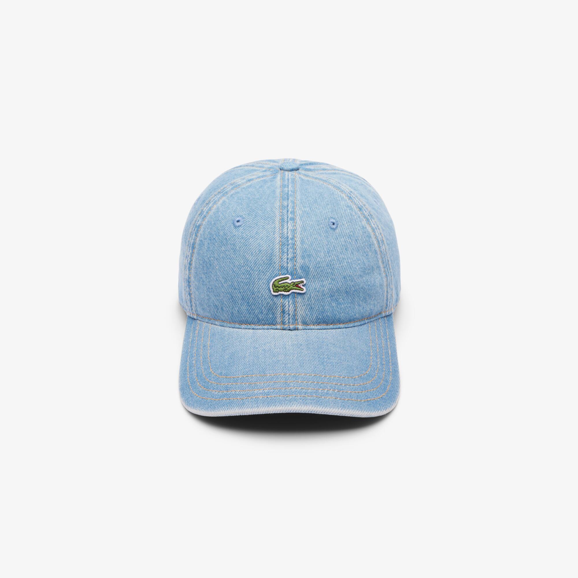 Thumbnail - Lacoste Cap aus Baumwoll-Denim - Blau Size One Size