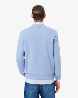 Sweatshirt aus Fleece mit Stickmotiv