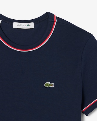 T-Shirt aus Jersey mit kontrastierenden Akzenten