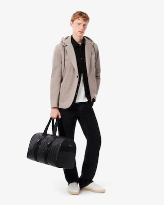 Slim Fit-Hemd aus Baumwollpiqu&eacute;