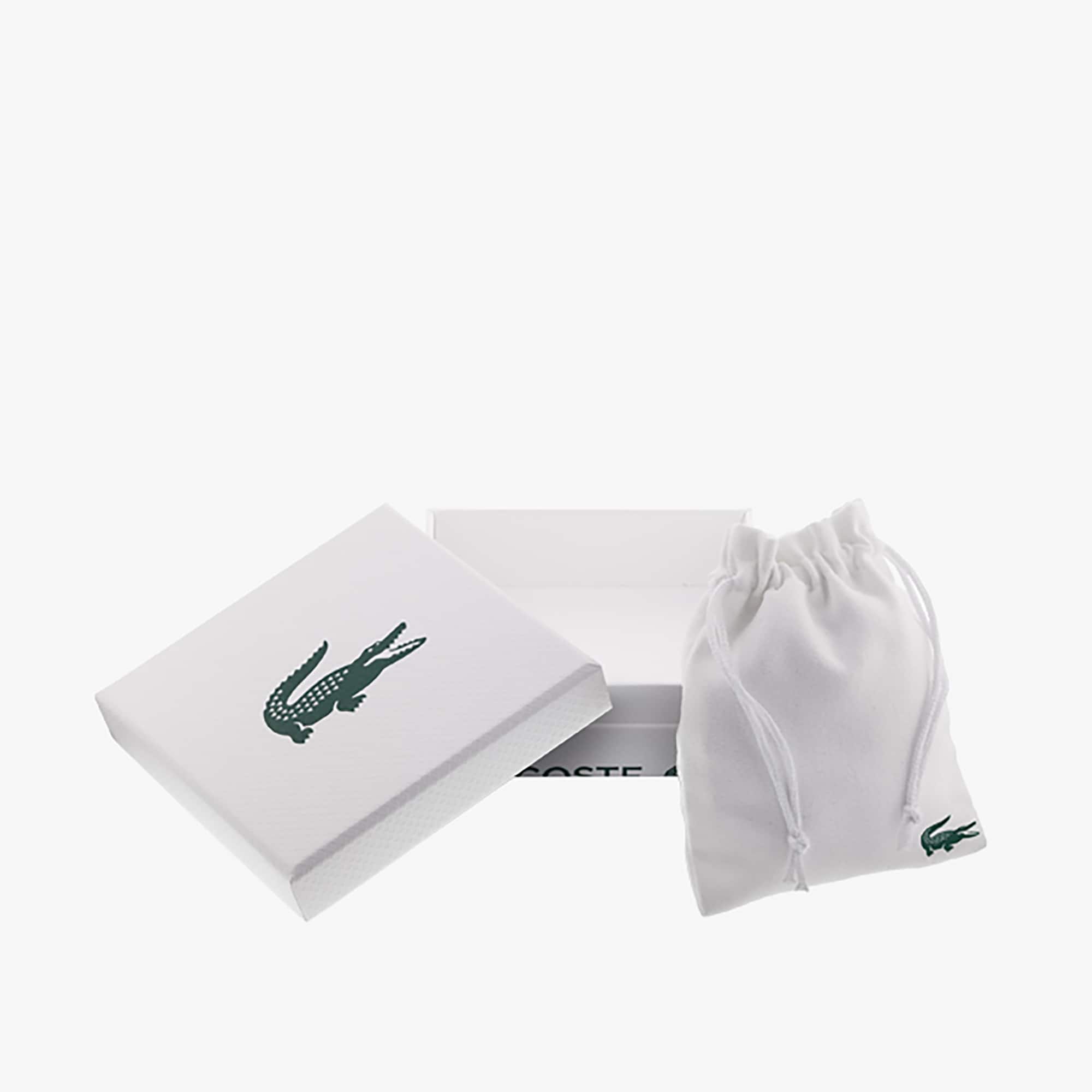 Thumbnail - Lacoste Crocodile Ohrringe - SILVER AND CRYSTALS Size One Size