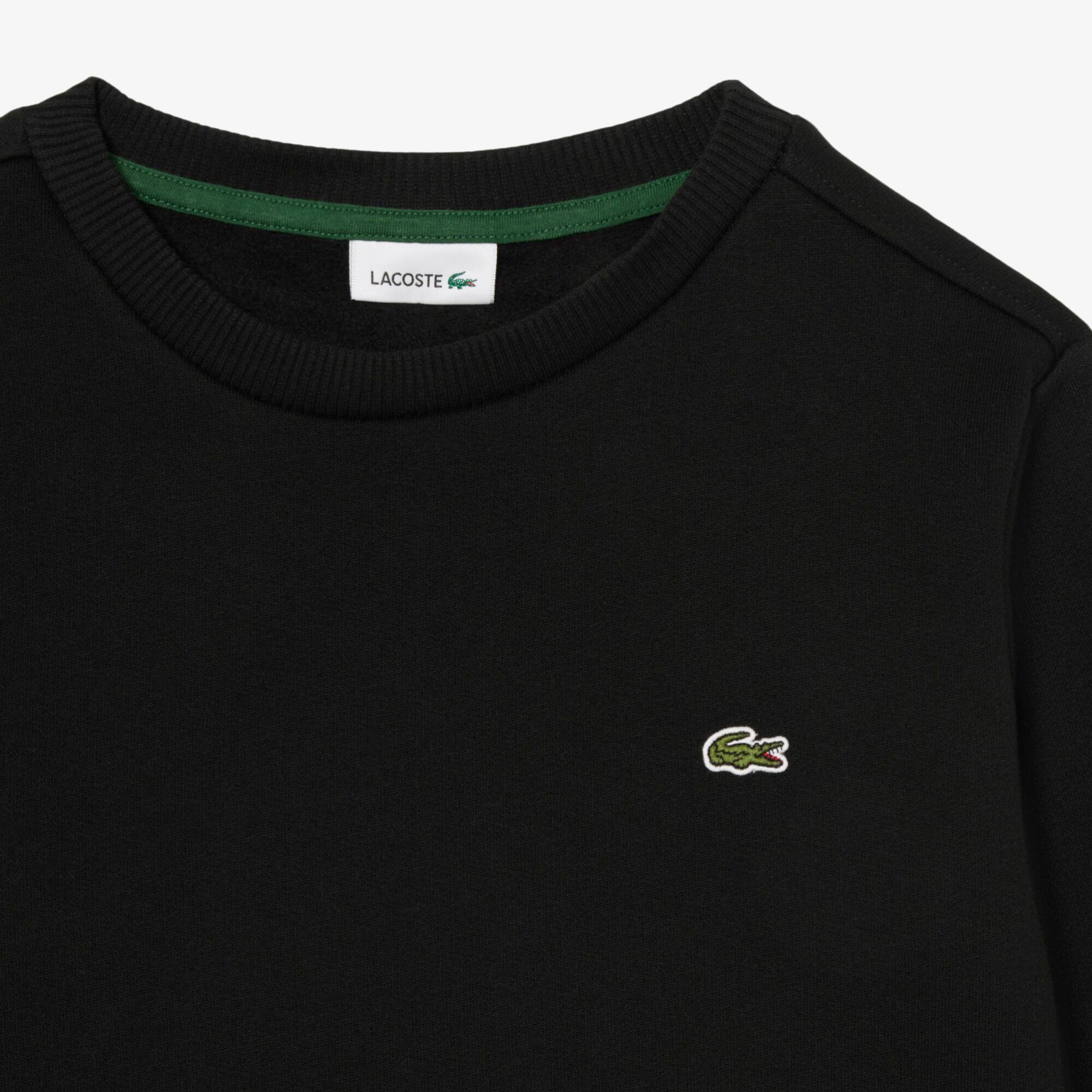 Thumbnail - Lacoste Unisex-Sweatshirt aus Fleece mit Rundhalsausschnitt - Schwarz Size 12 - 16A