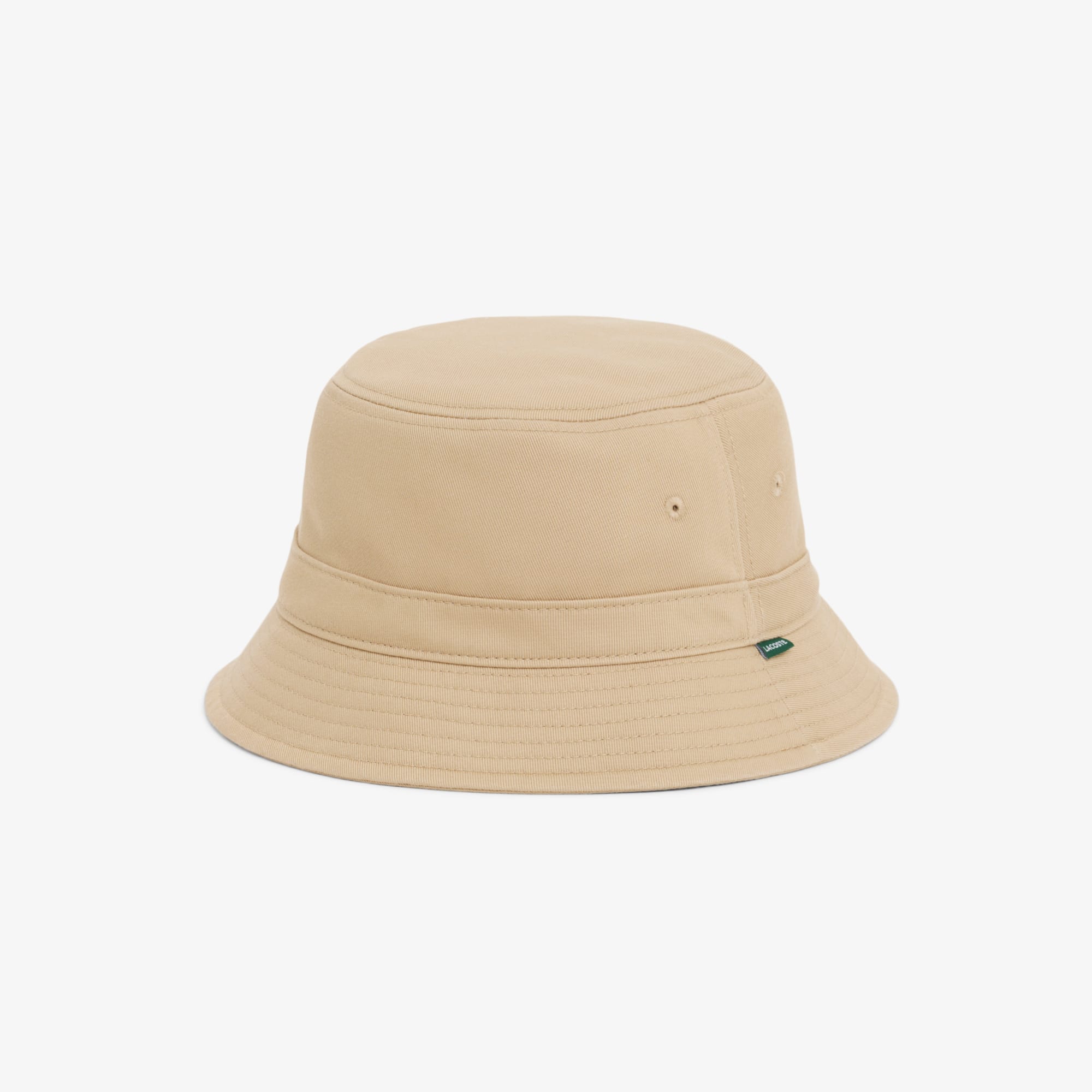 Thumbnail - Lacoste Gefütterter Bob-Hut aus Baumwoll-Twill - Beige Size S
