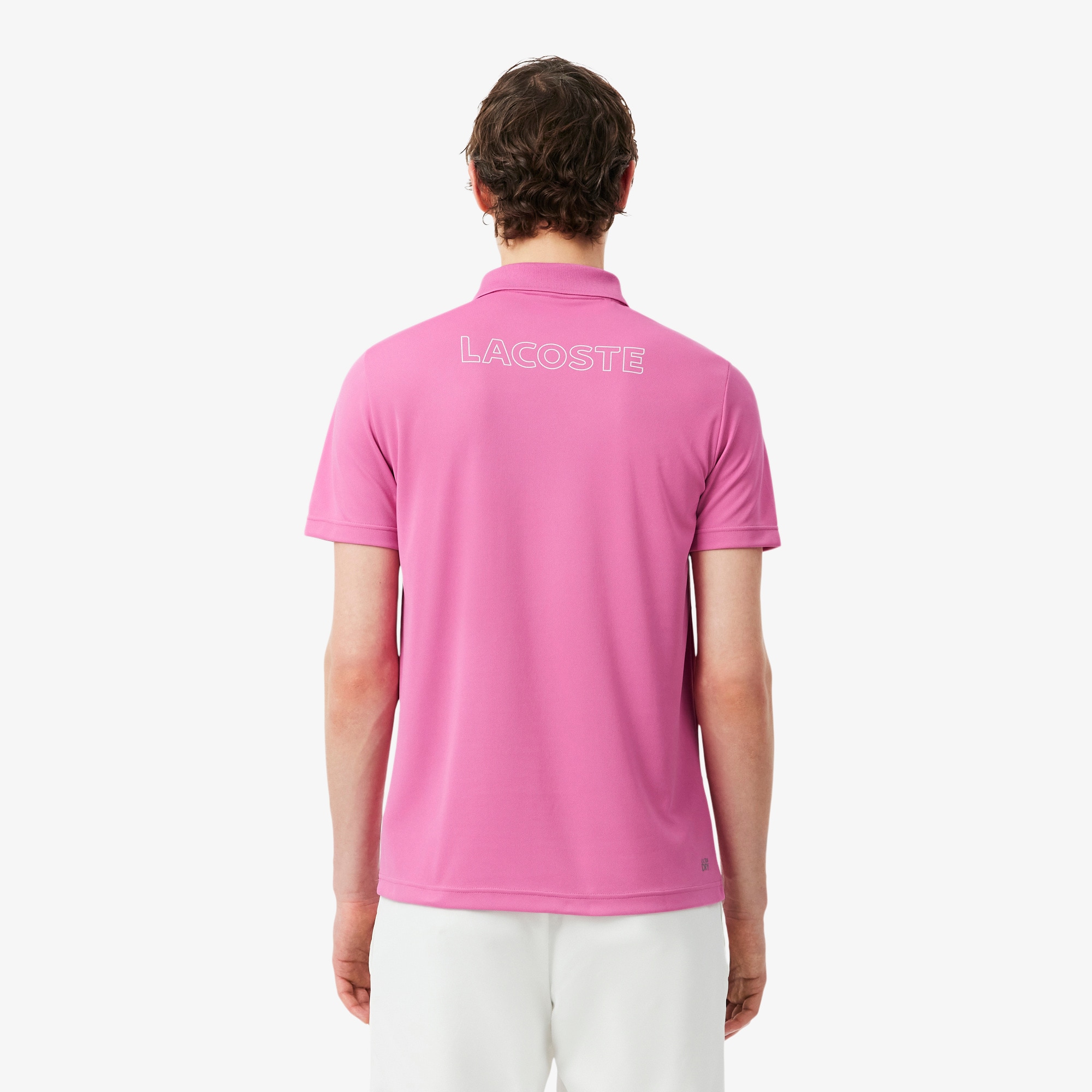 Thumbnail - Lacoste Sport-Polohemd mit Einfassung und Ultra-Dry-Technologie - Rose Size L