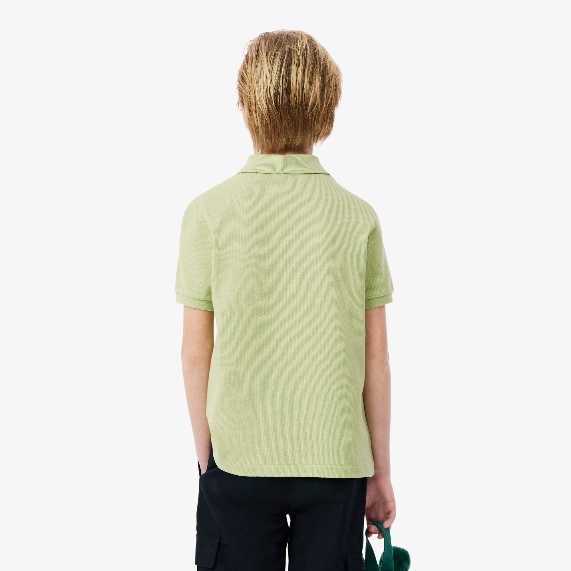 Thumbnail - Lacoste Polohemd aus Petit Piqué - Grün Size 11 - 14A