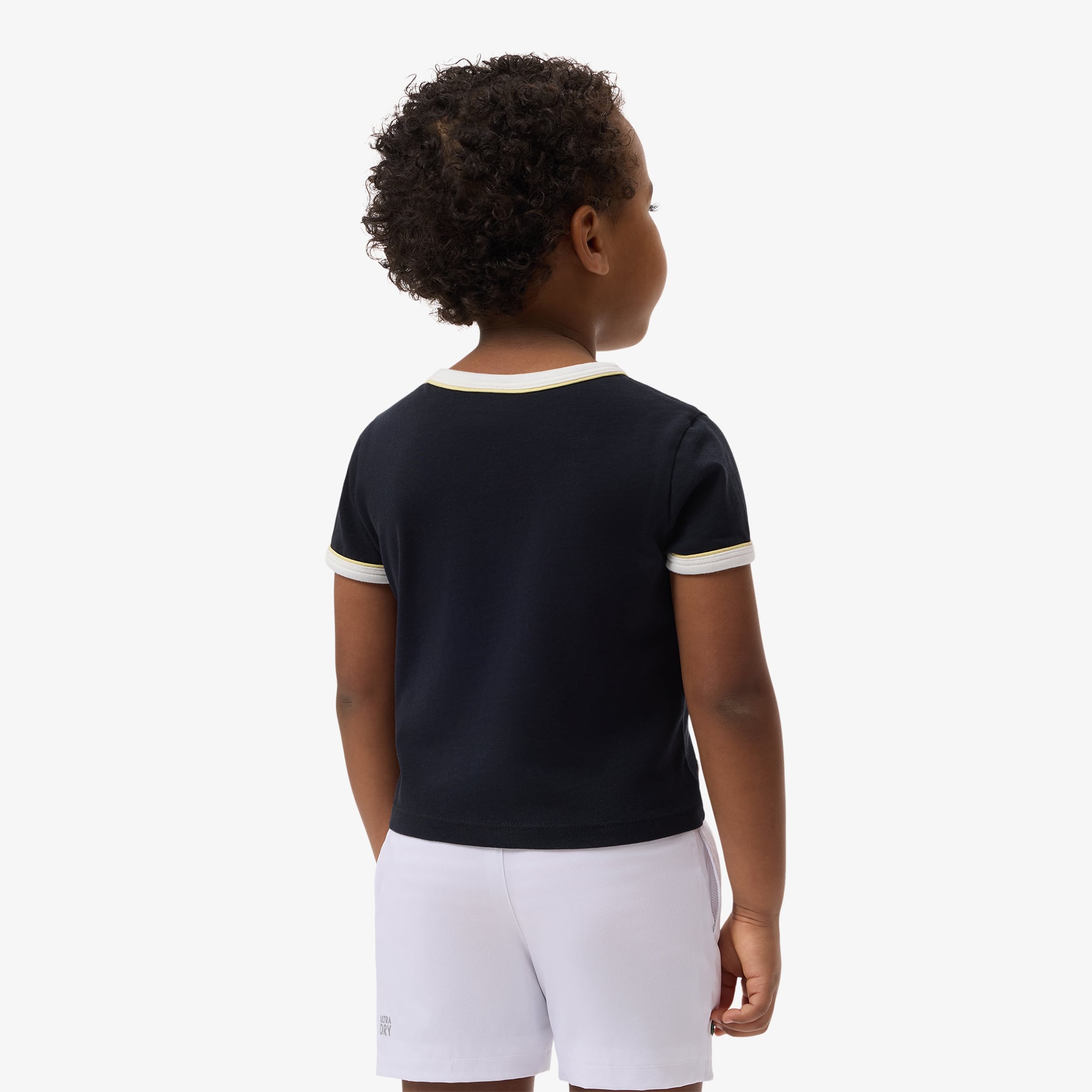 Thumbnail - Lacoste T-Shirt aus Baumwolle mit Print - Schwarz Size 5 - 5A