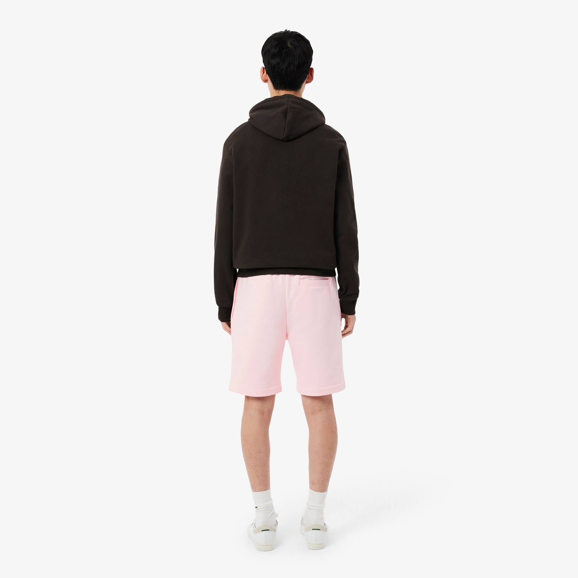 Thumbnail - Lacoste Regular Fit-Shorts aus Fleece - Hellrosa Size S