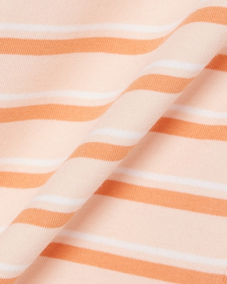 Gestreiftes T-Shirt-Kleid aus Baumwolle