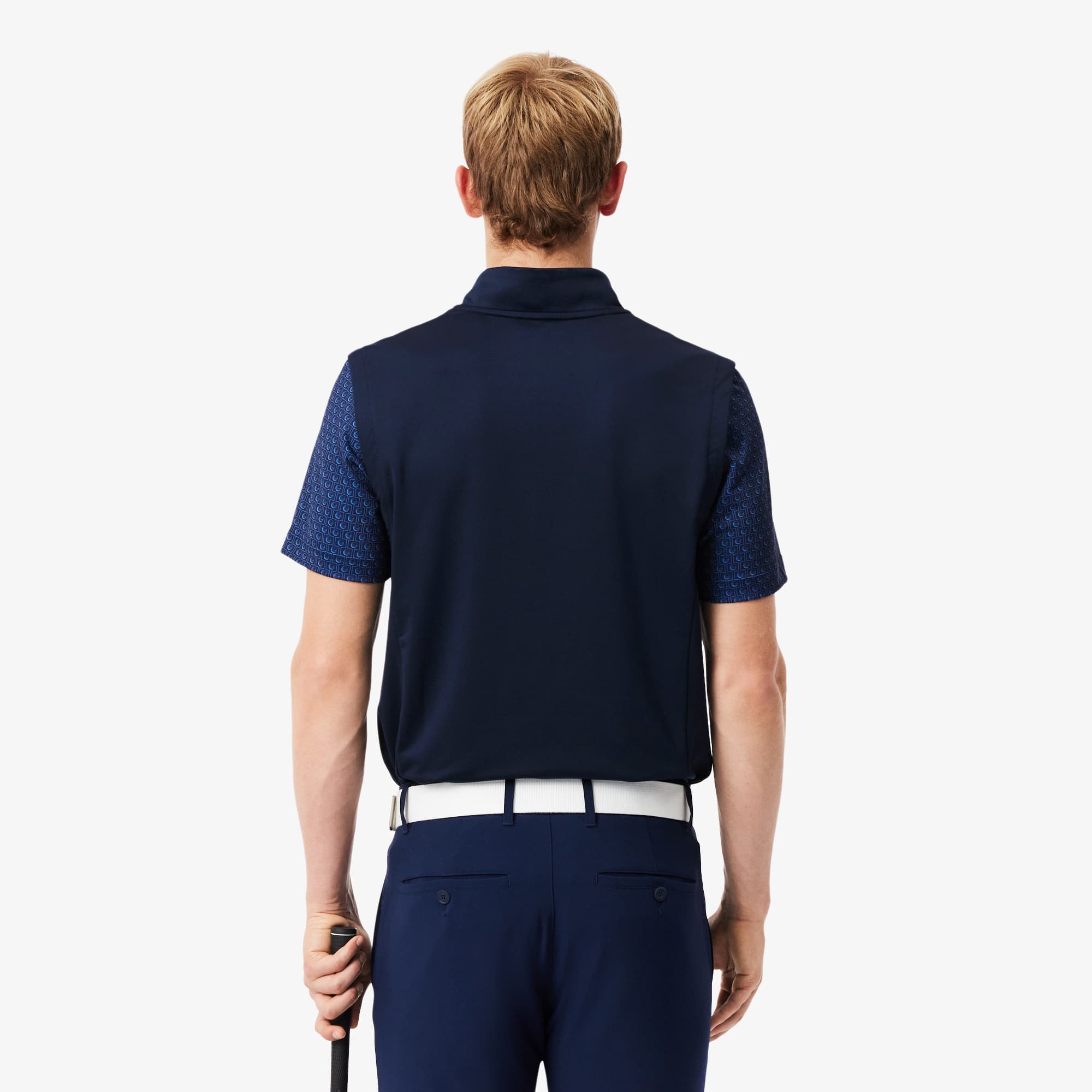 Thumbnail - Lacoste Layering-Golfweste mit Viertel-Reißverschluss - Navy Blau Size 3XL