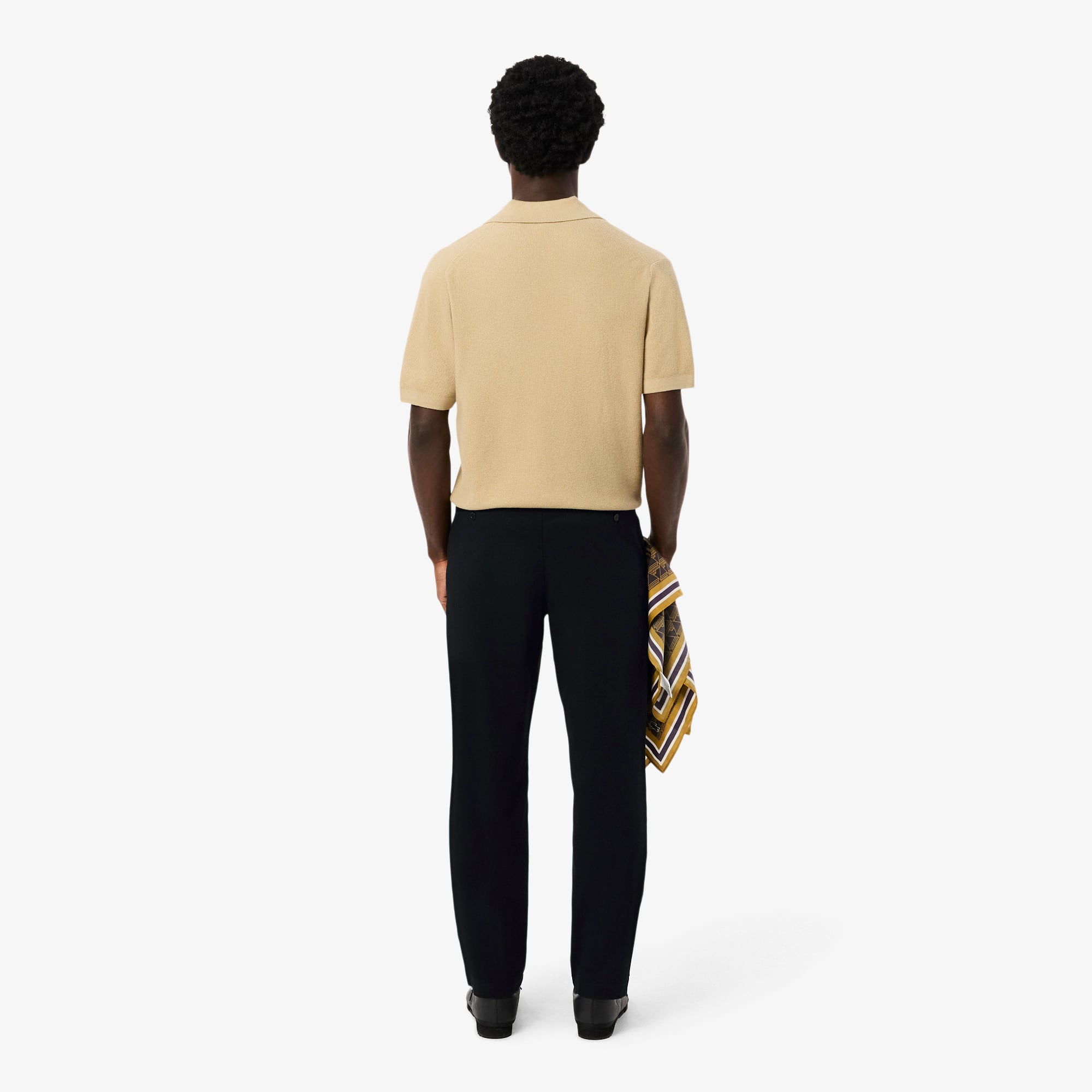 Thumbnail - Lacoste Regular Fit-Chinohose aus Baumwollgabardine - Schwarz Size 6 - XL