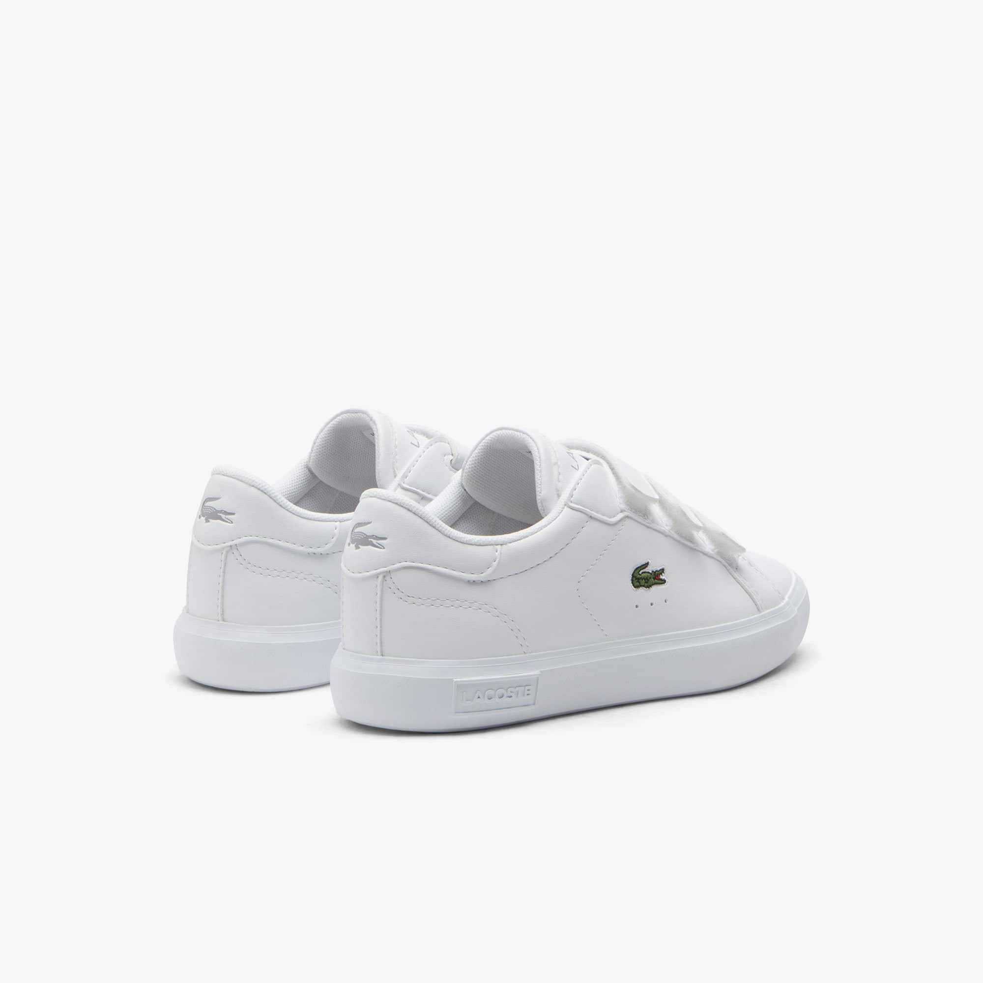 Thumbnail - Lacoste Kinder-Sneakers Powercourt - WHITE/WHITE Size 32.5