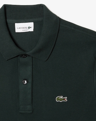 Slim Fit-Polohemd L.12.12 aus Piqu&eacute;