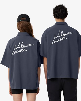 Relaxed Fit-Hemd Lacoste x Alpine aus Popeline