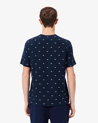 Pyjama-Oberteil mit Krokodil-Print