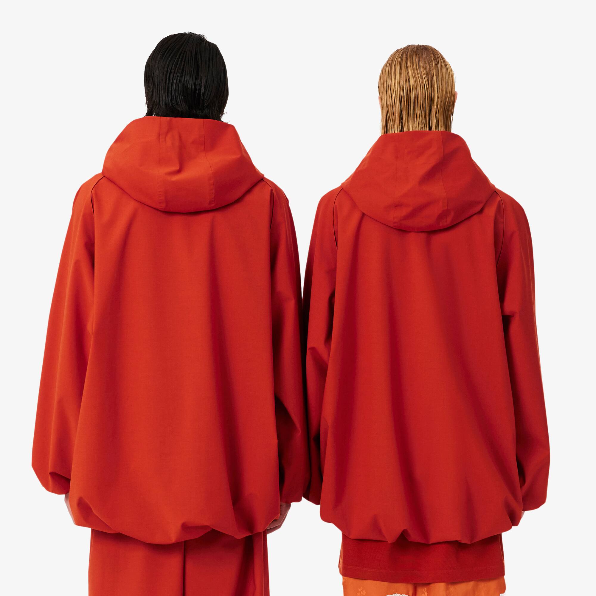 Thumbnail - Lacoste Trainingsjacke Runway aus Canvas - Orange Size 2 - XXS/X